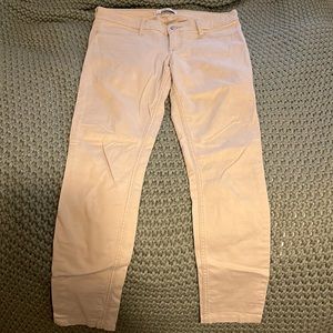 Hollister.. khaki low-rise jeggings.